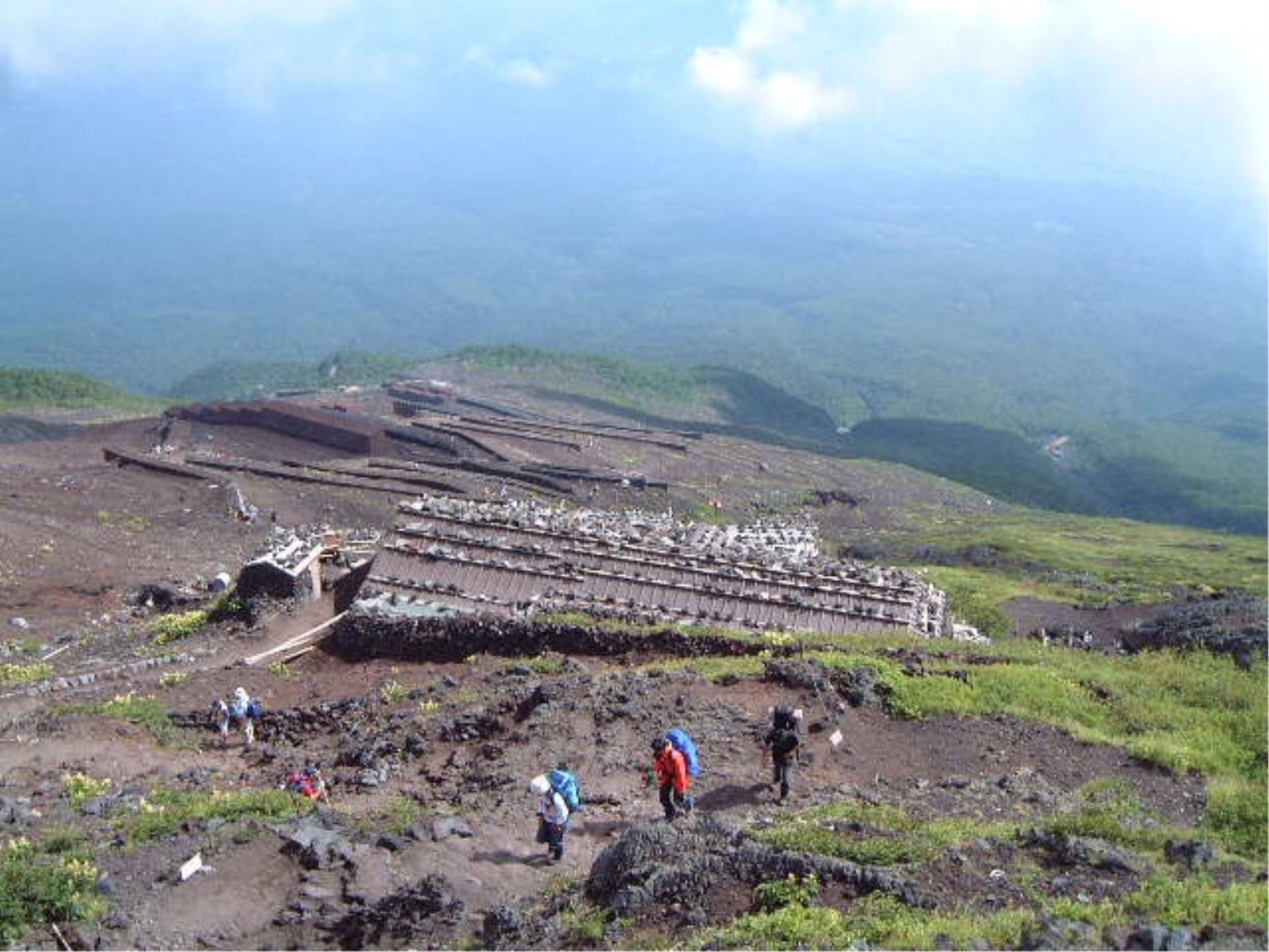 Mt. Fuji trail.