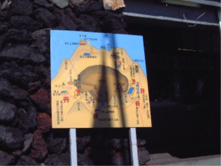 Map of rim trail.